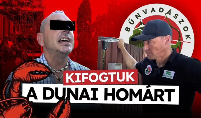 KIFOGTUK a DUNAI HOMÁRT 🦞Felsőgödnél 🚔